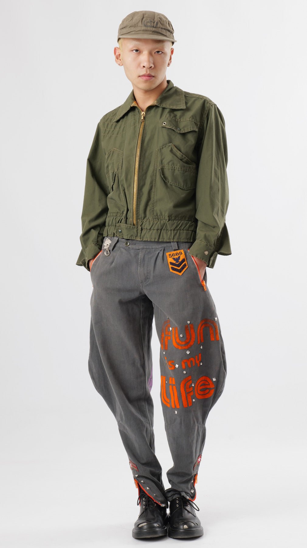Dolce & Gabbana ss2003 “fun is my life” Military Parody Trousers (w28)