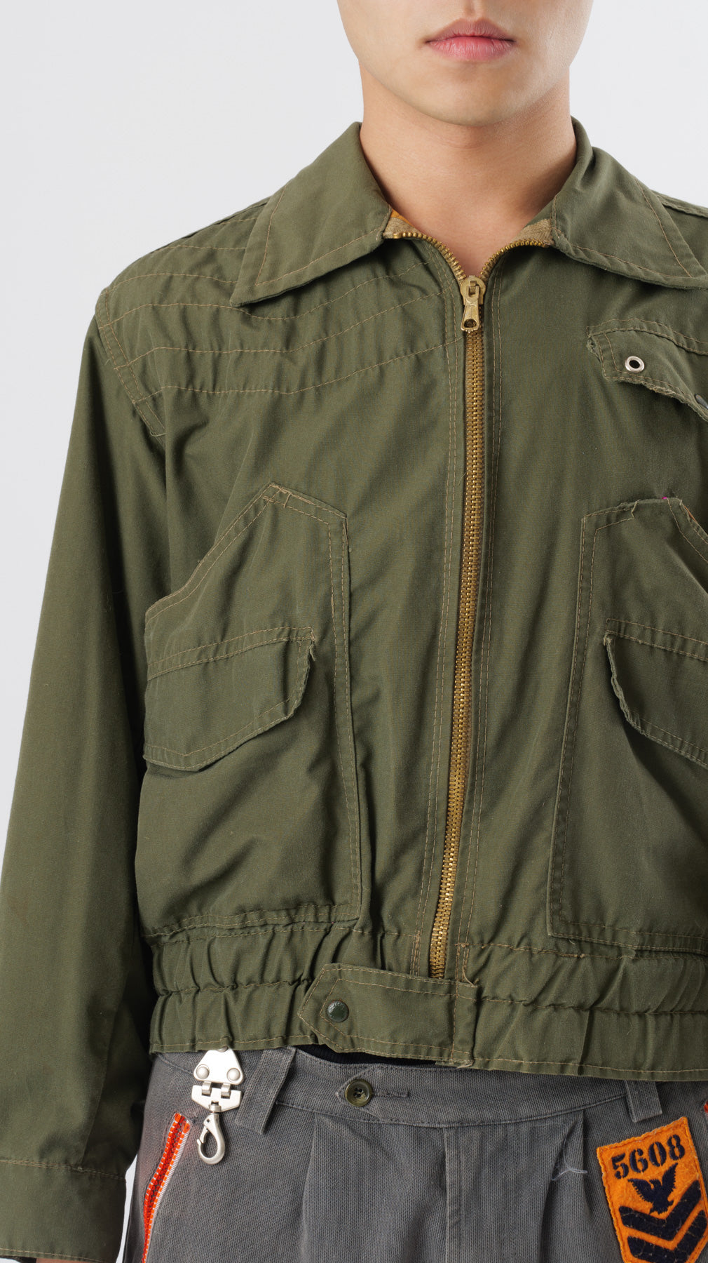 1970s Military Multipocket Jacket (M)