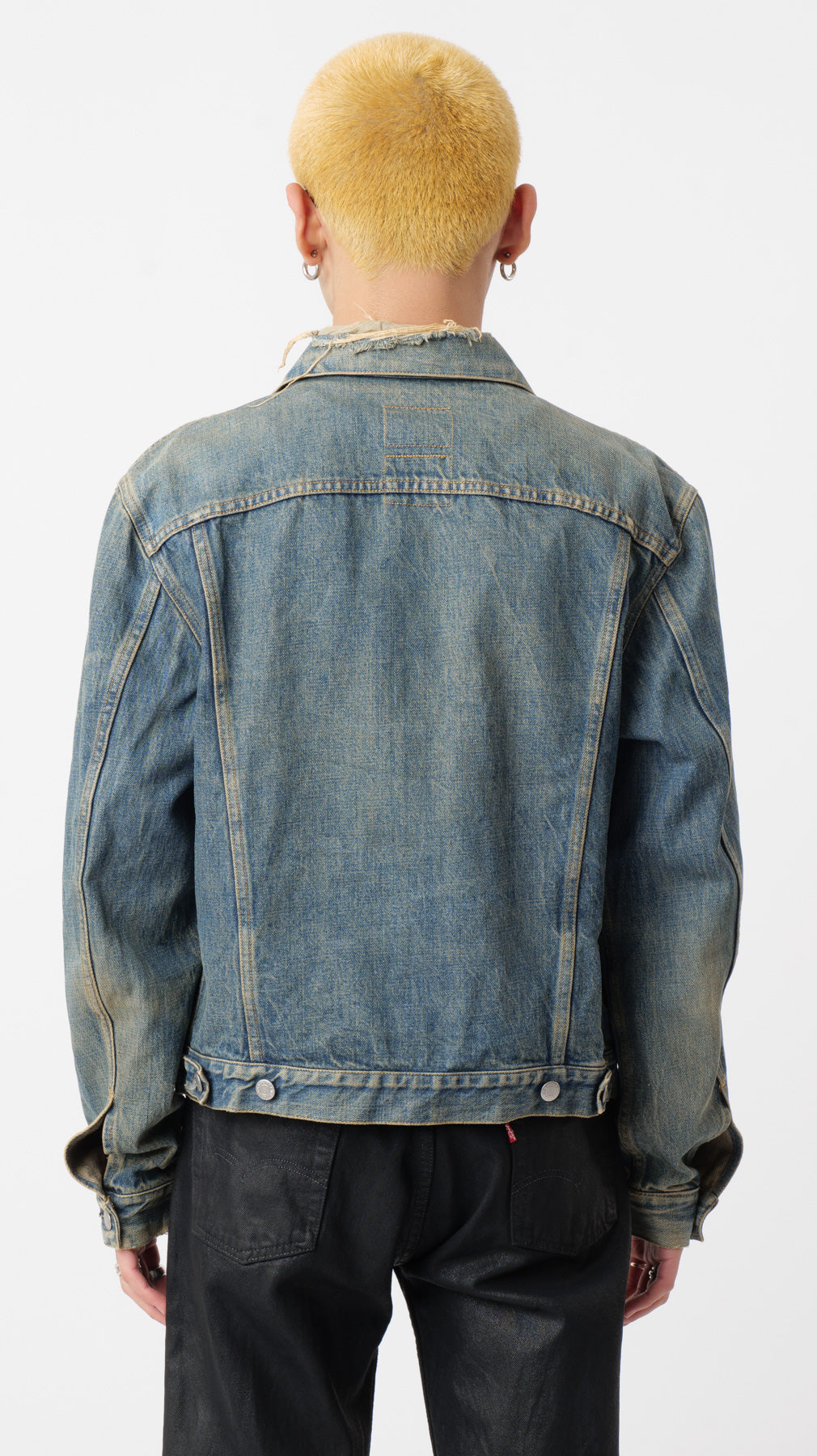 Helmut Lang 1990’s Sand-Washed Denim Jacket (M)