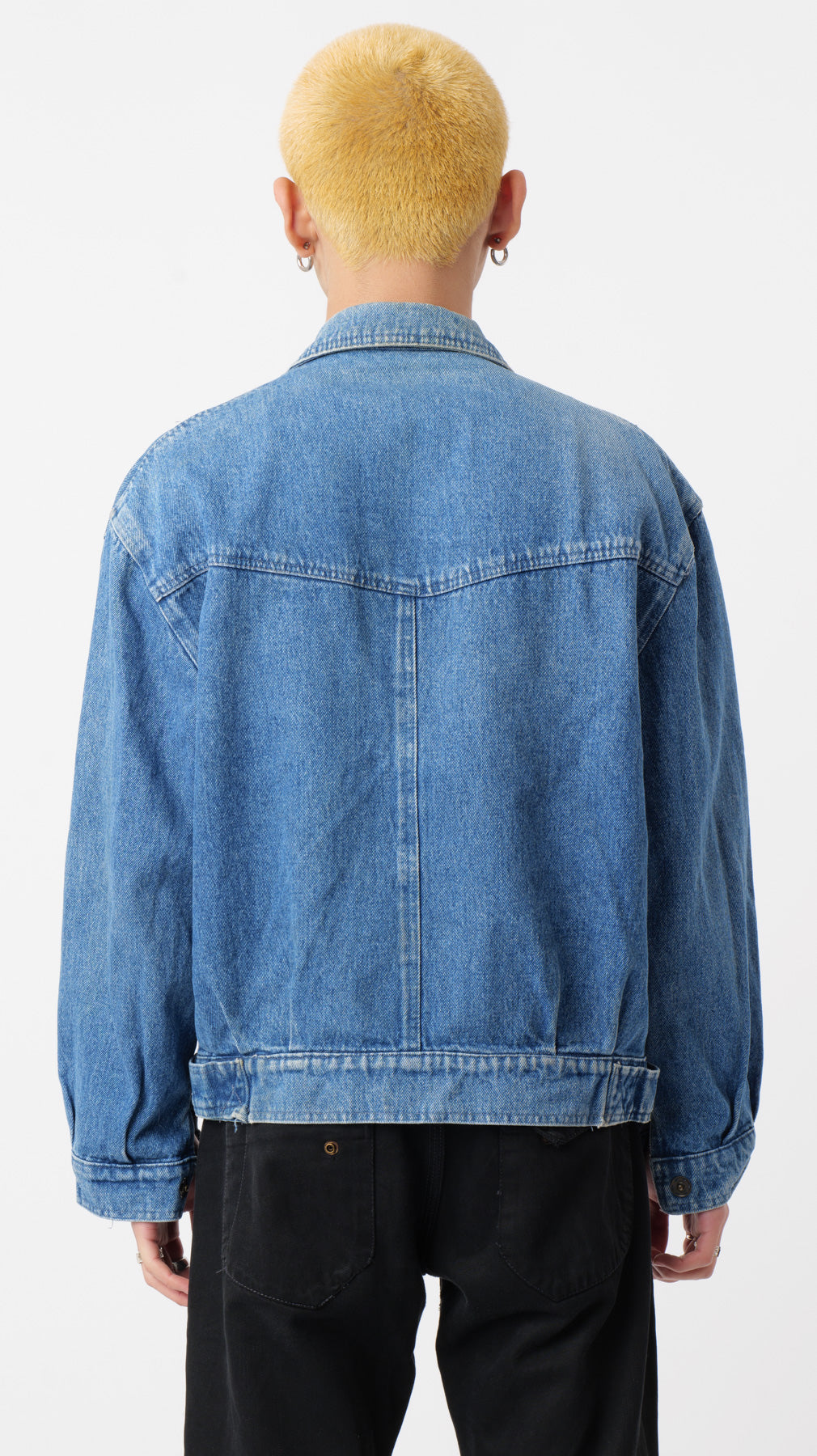 1980s Multipocket denim jacket (M)