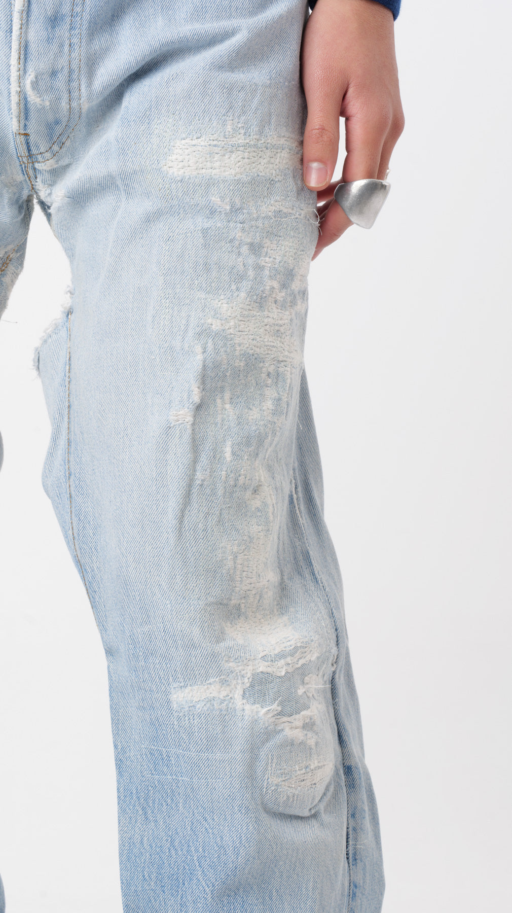 1980s Levi’s Selvedge Redline distressed jeans (w33)