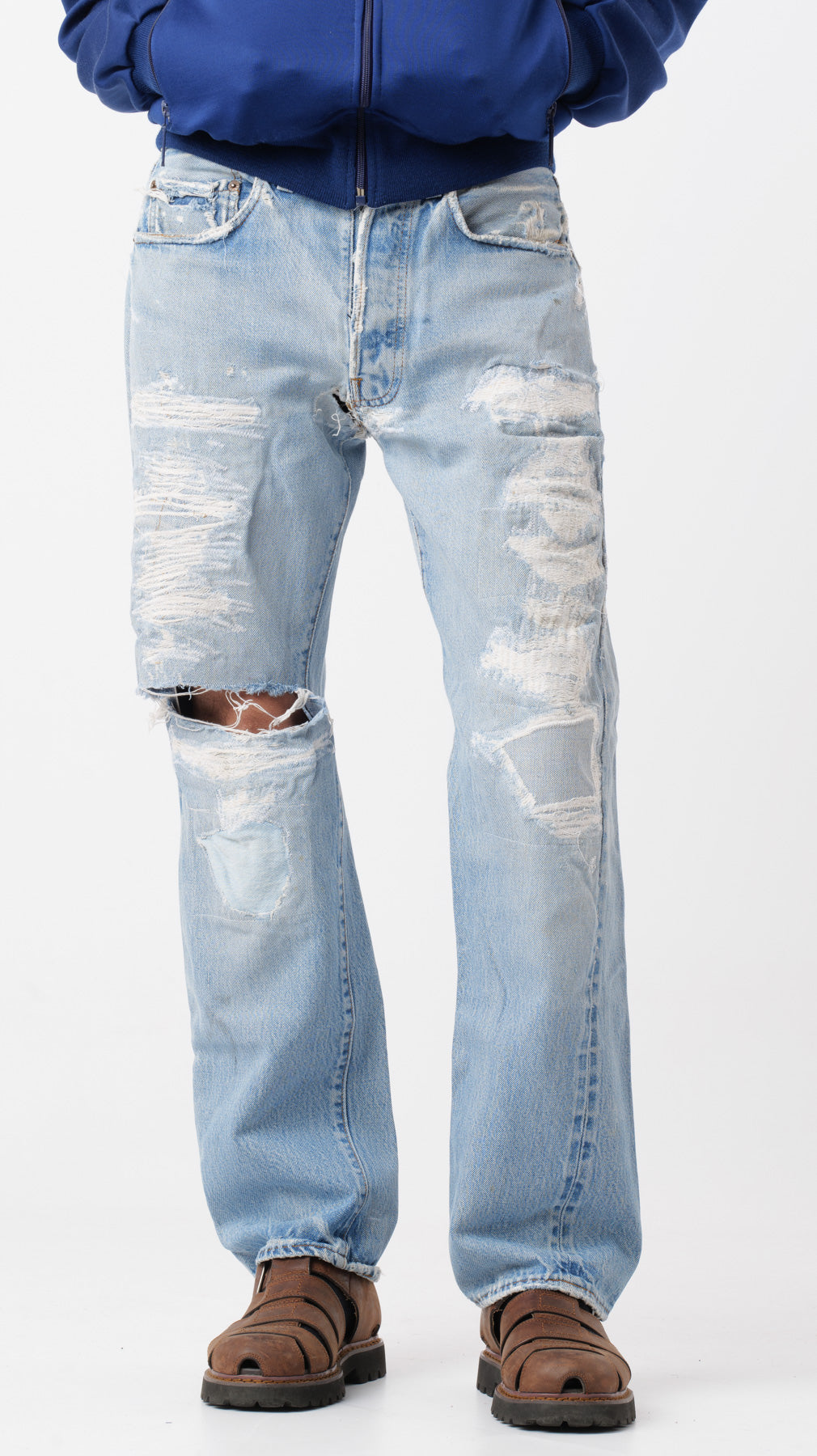 Levi’s Selvedge 1980s redline repaired jeans (w33)