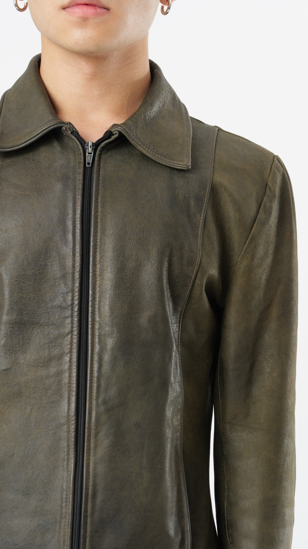 2000s WASHED LEATHER (M)