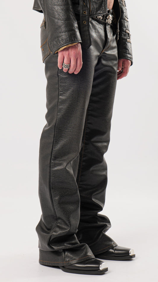 INDIAN RIDER WASHED LEATHER PANT
